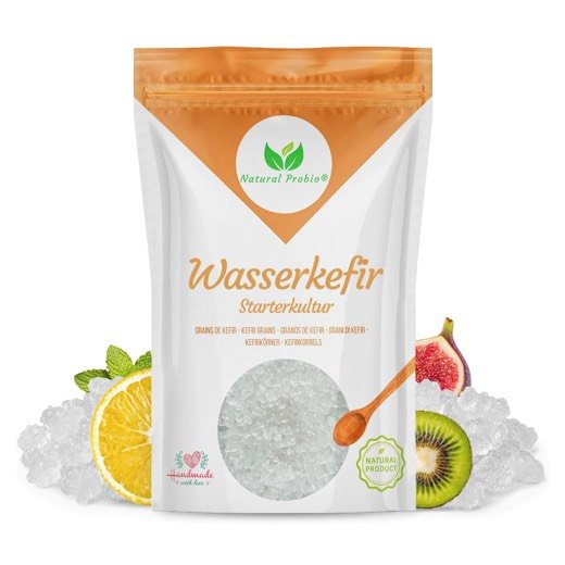 Beutel Wasserkefir-Kristalle Starterkultur von Natural Probio, 30 g